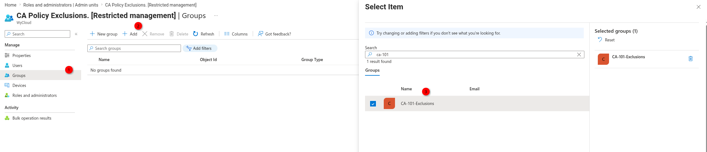 addgroup