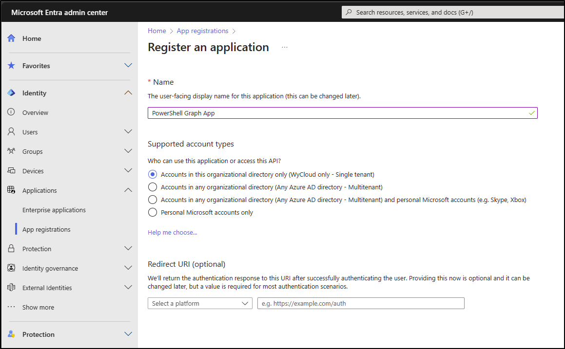 NewAppRegistrationinfo