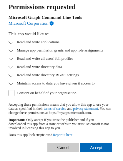 app permissions requested
